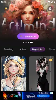 Artimind: AI Art Generator android App screenshot 2