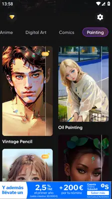 Artimind: AI Art Generator android App screenshot 7